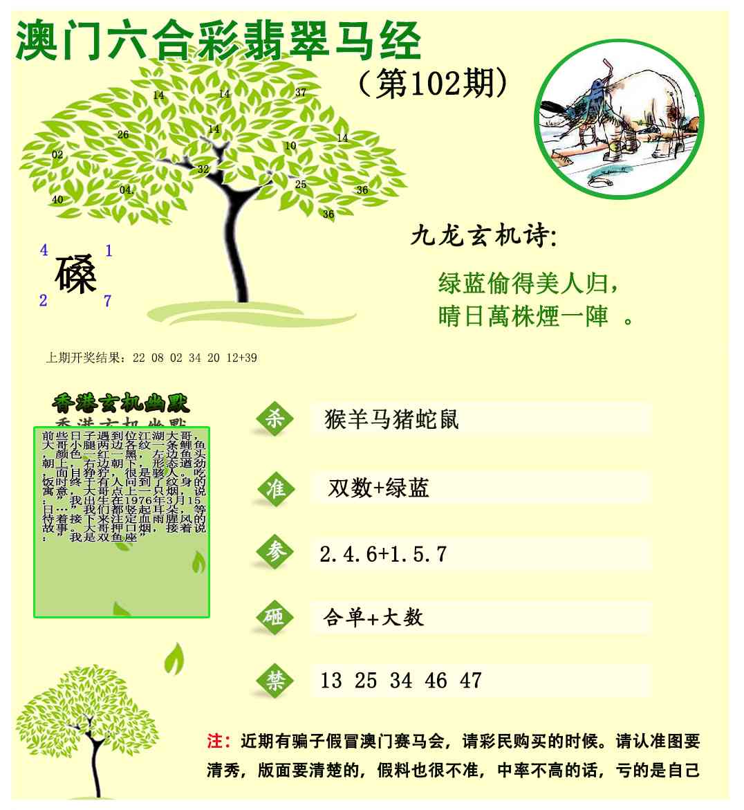 102期翡翠马经[图]